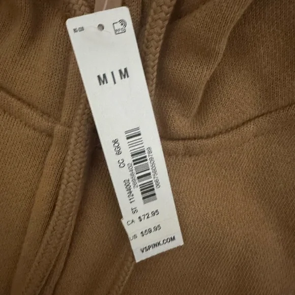 PINK Victoria’s Secret Everyday Fleece Zip-up Hoodie sweatshirt hooded sweater - Picture 5 of 6